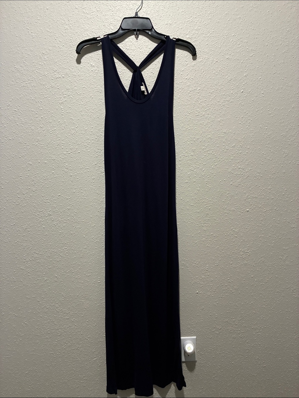 GAP Navy Cross-Back Maxi Dress